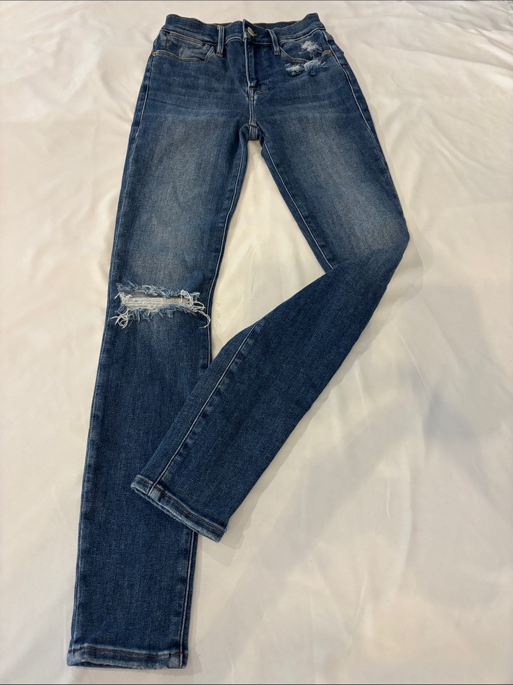 Frame Women’s Le high distressed Denim skinny Jeans - size 24